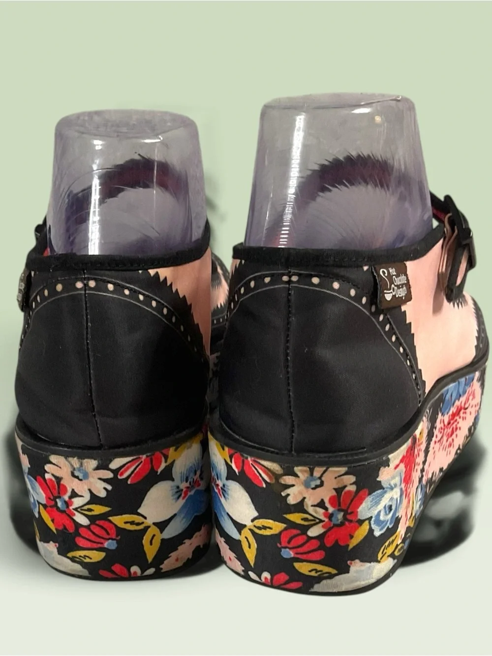 Hot Chocolate Design Habana Flower Mary Jane Platform Size 7